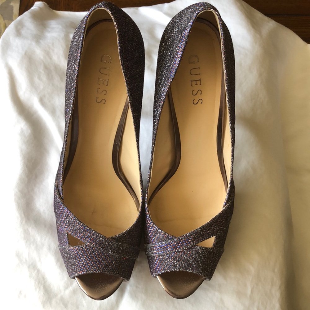 Guess platform stilettos
